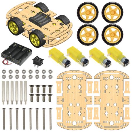 Kit Para Armar Chasis Arduino Wd Bases Acr Licas Con Encoders Grupo Electrostore