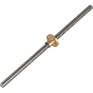 TORNILLO T8-2D8 600MM 8MM 4 HILOS PITCH 2MM + TUERCA