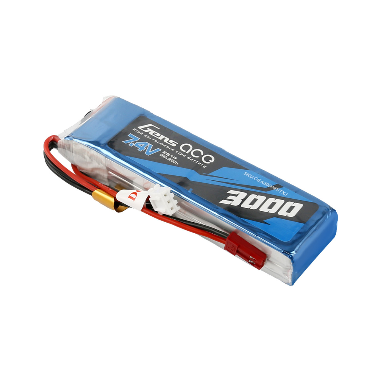 Batterie Tattu 2S, 2500mAhv pour lunettes FPV Fatshark